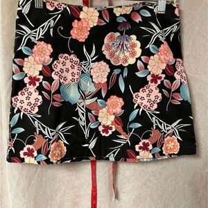 Heart Soul Pink and Orange Mini Pencil Skirt Casual Resort Wear